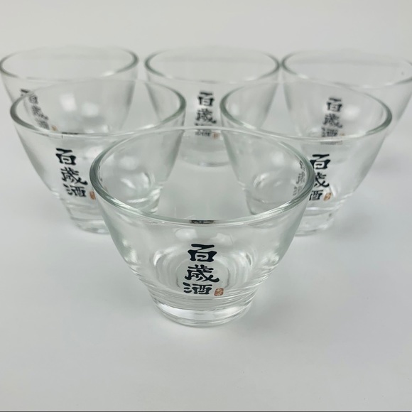 Bekseju Other - Set of 6 BEKSEJU Korean SOJU Shot Whisky Glass
